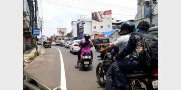 തിരുവല്ല നഗരത്തിലെ തിരക്ക്