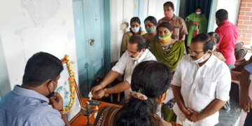 ബിജെപി ഓഫീസില്‍ നടന്ന ശ്യാമപ്രസാദ് മുഖര്‍ജി അനുസ്മരണം