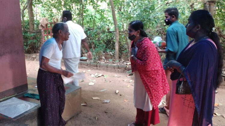 എന്‍ഡിഎ സ്ഥാനാര്‍ത്ഥി ജ്യോതി തെരഞ്ഞെടുപ്പ് പ്രചാരണത്തിനിടെ