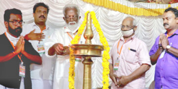 കൊട്ടാരക്കര മണ്ഡലത്തിലെ ശിബിരം കുമ്മനം രാജശേഖരന്‍ ഉദ്ഘാടനം ചെയ്യുന്നു