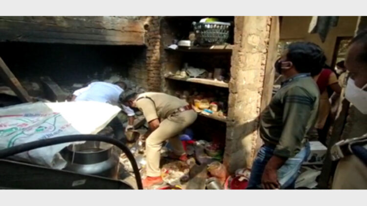 സ്‌ഫോടനത്തില്‍ തകര്‍ന്ന വീട്‌