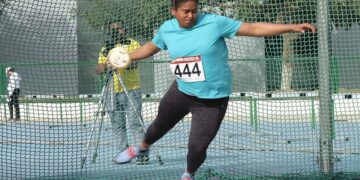 ഡിസ്‌കസ് ത്രോയില്‍ കമല്‍പ്രീത് കൗര്‍ ദേശീയ റെക്കോഡ് കുറിക്കുന്നു