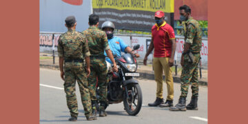 കൊല്ലം ചിന്നക്കടയില്‍ പോലീസ് പരിശോധനയില്‍