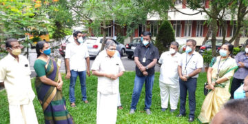 ഭൂ പോഷണ യജ്ഞ സമിതി പ്രാന്ത സംയോജകനും, പ്രാന്തീയ സഹ സമ്പര്‍ക്ക പ്രമുഖുമായ സി.സി ശെല്‍വന്‍ പരിസ്ഥിതി ദിന സന്ദേശം നല്‍കി.