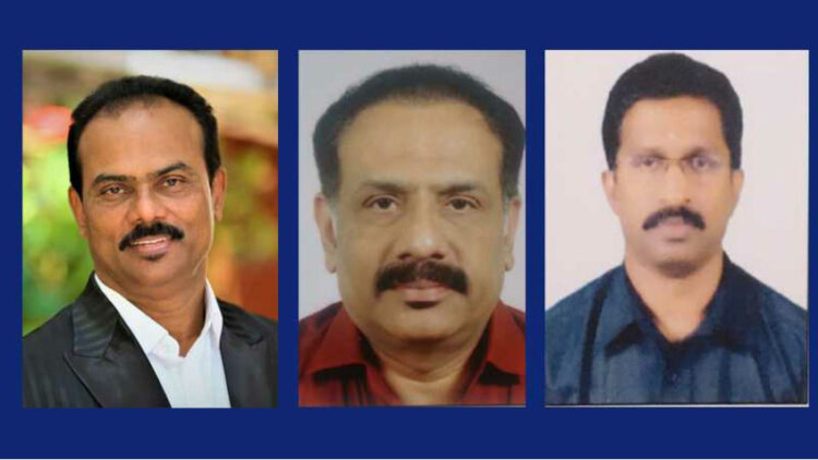 ആര്‍. രാജശേഖരന്‍ നായര്‍, വിനോദ് കുമാര്‍ വി നായര്‍, ആര്‍.എന്‍. സുരേഷ് കുമാര്‍.