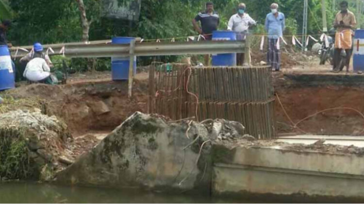 പാറശേരി പാലം നിര്‍മ്മാണം ആരംഭിച്ചപ്പോള്‍