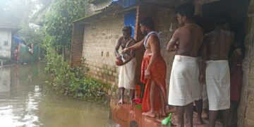 കൊവിഡ് ബാധിച്ച് മരിച്ച പൊന്നപ്പന്റെ സഞ്ചയന ചടങ്ങ്‌