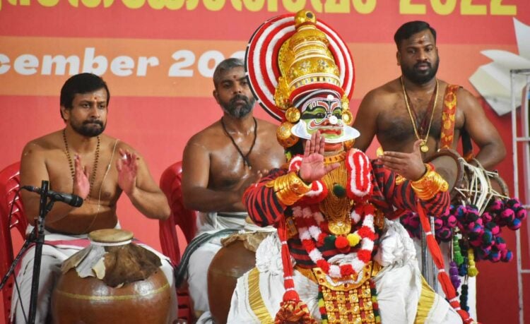 കലാമണ്ഡലം ജിഷ്ണു പ്രതാപ് അവതരിപ്പിച്ച കൂടിയാട്ടം -