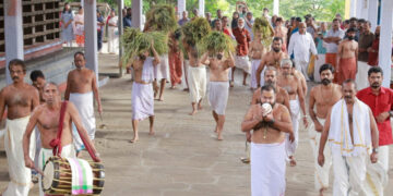 തിരുവില്വാമല ശ്രീവില്വാദ്രിനാഥ ക്ഷേത്രത്തില്‍ നടന്ന ഇല്ലംനിറ ചടങ്ങുകള്‍