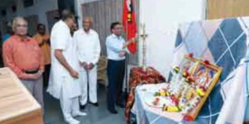 നാഗപൂര്‍ മധുകര്‍ ഭവനില്‍ നടക്കുന്ന വരിഷ്ഠ നാഗരിക് പരിസംഘ് ദേശീയ പ്രവര്‍ത്തക സമിതി യോഗം ബ്രിജേഷ് ഉപാദ്ധ്യായ ഉദ്ഘാടനം ചെയ്യുന്നു.