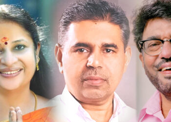 നിവേദിത സുബ്രഹ്മണ്യന്‍, കെ എസ് ഹംസ, എം.പി. അബ്ദുസമദ് സമദാനി