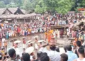 രോഹിണി ആരാധനയുടെ ഭാഗമായി അക്കരെക്കൊട്ടിയൂരില്‍ നടന്ന പൊന്നിന്‍ ശീവേലി