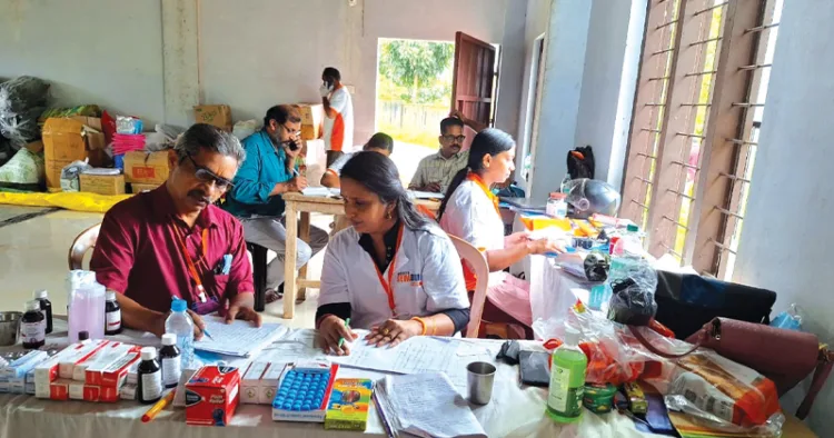 മേപ്പാടി സിഎസ്‌ഐ പള്ളി ഹാളിലെ സേവാഭാരതി സേവാ കേന്ദ്രം