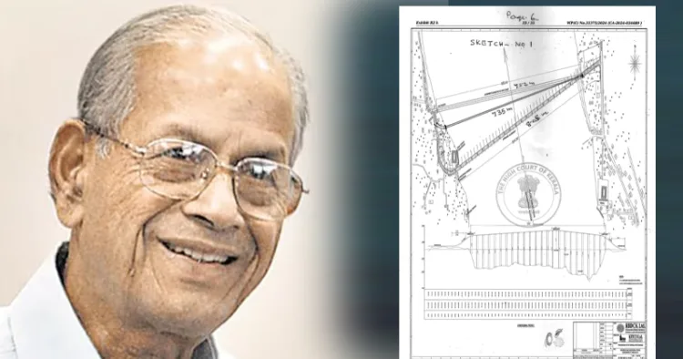 കോടതിയില്‍ സമര്‍പ്പിച്ചിരിക്കുന്ന രൂപരേഖ