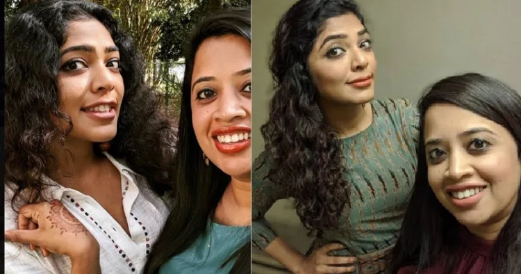 നടി റിമ കല്ലിങ്കലിനൊപ്പം മാധ്യമപ്രവര്‍ത്തക ധന്യ രാജേന്ദ്രന്‍