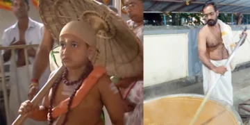 പുക്കാട്ടുപടി സ്വദേശി ജയപ്രകാശ് തിരുവോണ സദ്യയുടെ പാചകപുരയില്‍ 