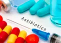 Antibiotics - diagnosis written on a white piece of paper. Syringe and vaccine with drugs.
Real-online-workflow (2017) Publikationsname / Publikationsnummer / E-Tag TT.MM.JJJJ (optional)

Usage: Online (20180515) 
Usage: Marketing DMS (20180517) 
Usage: Online (20180809) 
Usage: Online (20190228) 
Usage: Journal Inside __  (20211019)
 *** Local Caption *** © greenapple78 / stock.adobe.com