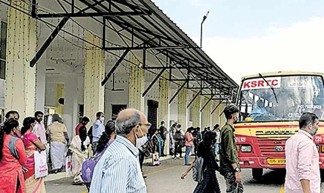 നവീകരിച്ച കോട്ടയം കെഎസ്ആർടിസി ബസ് സ്റ്റാൻഡ്.