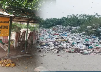 പ്രവര്‍ത്തനം നിലച്ച എയ്‌റോബിക് കംപോസ്റ്റ് യൂണിറ്റ്, കൊല്ലം ഹാര്‍ബറിലെ മാലിന്യക്കൂമ്പാരം