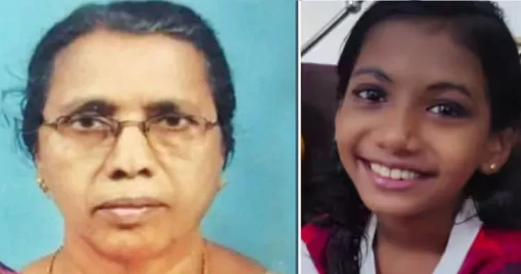 അപകടത്തില്‍ മരിച്ച ബേബി, ഗുരുതരമായി പരിക്കേറ്റ ദൃഷാന