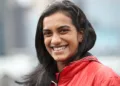 SYDNEY, AUSTRALIA - JUNE 19:  Pusarla Venkata Sindhu of India smiles as she waits for the start of an Australian Open Badminton Media Call at Star City on June 19, 2017 in Sydney, Australia.  (Photo by Mark Kolbe/Getty Images)