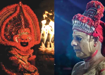 നാരായണ പെരുവണ്ണാന്‍ കതിവന്നൂര്‍ വീരന്‍ കെട്ടിയാടിയപ്പോള്‍ (ഫയല്‍ ചിത്രം), പത്മശ്രീ നാരായണ പെരുവണ്ണാന്‍