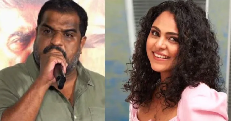 സംവിധായകനും നടനുമായ ദിലീഷ് പോത്തന്‍ (ഇടത്ത്) വിന്‍സി അലോഷ്യസ് (വലത്ത്)