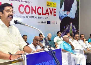 സമാപനയോഗം ബിജെപി സംസ്ഥാന ജനറല്‍ സെക്രട്ടറിയു സംഘാടക സമിതി ചെയര്‍മാനുമായ സി. കൃഷ്ണകുമാര്‍  ഉദ്ഘാടനം ചെയ്യുന്നു