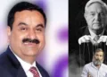 അമേരിക്കന്‍ ശതകോടീശ്വരനായ ജോര്‍ജ്ജ് സോറോസിന്‍റെ കയ്യിലെ കളിപ്പാവയായി രാഹുല്‍ ഗാന്ധി (വലത്ത്)
