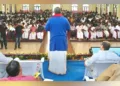 ബിജപി വയനാട് ജില്ലാ കണ്‍വന്‍ഷനില്‍ പാര്‍ട്ടി സംസ്ഥാന അദ്ധ്യക്ഷന്‍ രാജീവ് ചന്ദ്രശേഖര്‍ സംസാരിക്കുന്നു