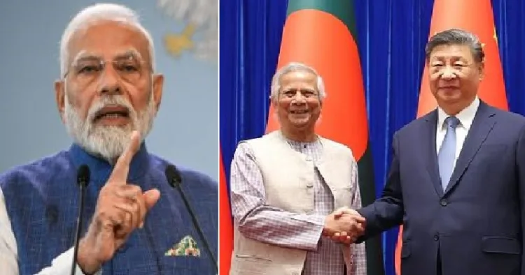 നാല് ദിവസത്തെ സന്ദര്‍ശനത്തിന് ചൈനയില്‍ എത്തിയ മുഹമ്മദ് യൂനസ് (വലത്ത്)