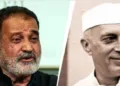 മോഹന്‍ദാസ് പൈ (ഇടത്ത്) നെഹ്രു (വലത്ത്)