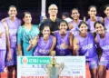 രാജപാളയം ബാസ്‌കറ്റ്‌ബോളില്‍ ജേതാക്കളായ കെഎസ്ഇബി ടീം