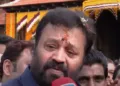 തൃശൂര്‍ പൂരത്തിന് വടക്കുന്നാഥക്ഷേത്രത്തില്‍ എത്തിയ സുരേഷ് ഗോപി