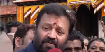 തൃശൂര്‍ പൂരത്തിന് വടക്കുന്നാഥക്ഷേത്രത്തില്‍ എത്തിയ സുരേഷ് ഗോപി
