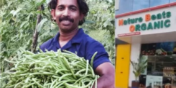 ബിജേഷ് (ഇടത്ത്) നേച്ചര്‍ ബീറ്റ്സ് ഓര്‍ഗാനിക് (വലത്ത്)
