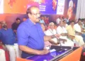 ഭാരതീയ വ്യാപാരി വ്യവസായി സംഘിന്റെ സംസ്ഥാന പ്രതിനിധി സമ്മേളനത്തിന്റെ സമാപന സമ്മേളനം മുന്‍ ഡിജിപി ഡോ. ടി.പി. സെന്‍കുമാര്‍ ഉദ്ഘാടനം ചെയ്യുന്നു