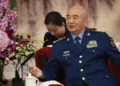 FILE - Then China's Vice Chairmen of the Central Military Commission (CMC) Xu Qiliang speaks to then German Defense Minister Ursula von der Leyen during their meeting at the Ba Yi Building in Beijing on Oct. 22. 2018. (How Hwee Young/Pool Photo via AP, Filer) OCT. 22, 2018, POOL FILE PHOTO/2025-06-02 22:51:53/