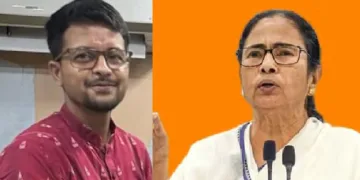 കൂട്ടബലാത്സംഗത്തിന് നേതൃത്വം നല്‍കിയ യുവ തൃണമൂല്‍ നേതാവ് മൊണോജിത് മിശ്ര (ഇടത്ത്) മമത (വലത്ത്)