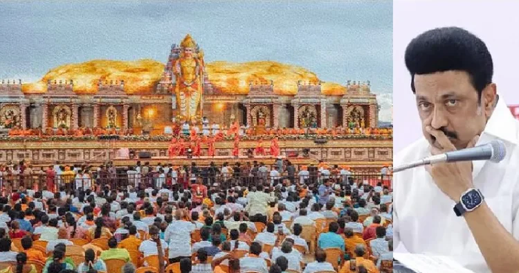 മധുരയിലെ തിരുപ്പുറകുണ്ഡ്രത്തില്‍ നടന്ന മുരുക മഹാസമ്മേളനത്തില്‍ നിന്ന് (ഇടത്ത്)
