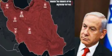 ഇസ്രയേല്‍ തകര്‍ത്ത ഇറാന്‍റെ ആറ് സൈനികത്താവളങ്ങള്‍ (ഇടത്ത്)