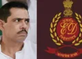 പ്രിയങ്കഗാന്ധിയുടെ ഭര്‍ത്താവ് റോബര്‍ട്ട് വധേര (ഇടത്ത്)