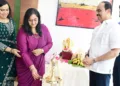തിരുവനന്തപുരം കണ്ണമ്മൂലയില്‍ യുഡിഎസ് അക്കാദമിയുടെ ഉദ്ഘാടനം ഉദയ് സമുദ്ര ഗ്രൂപ്പ് ഓഫ് ഹോട്ടല്‍സ് എക്‌സിക്യൂട്ടീവ് ഡയറക്ടര്‍ ഉദയചന്ദ്രികാ നായര്‍ ഉദ്ഘാടനം ചെയ്യുന്നു. ഡയറക്ടര്‍മാരായ തുളസി നായര്‍, വിഘ്‌നേഷ് നായര്‍, മാനേജിങ് ഡയറക്ടര്‍ എസ്.രാജശേഖരന്‍ നായര്‍ സമീപം