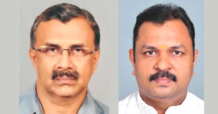 ബാലഗോകുലം ദക്ഷിണകേരളം അധ്യക്ഷനായി തെരഞ്ഞെടുക്കപ്പെട്ട ഡോ. ഉണ്ണികൃഷ്ണന്‍, പൊതു കാര്യദര്‍ശി വി.എസ്. ബിജു