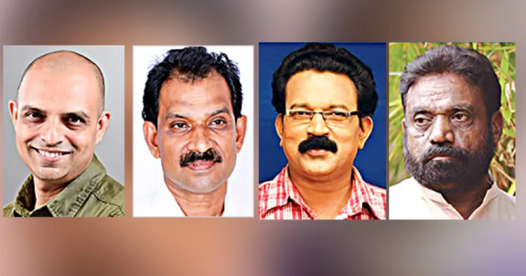 ജി.ആര്‍. ഇന്ദുഗോപന്‍, വര്‍ഗീസ് അങ്കമാലി, നാലപ്പാടം പത്മനാഭന്‍, വിജയകൃഷ്ണന്‍