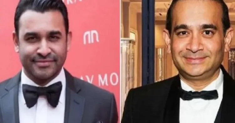 നേഹല്‍ മോദി (ഇടത്ത്) നീരവ് മോദി (വലത്ത്)