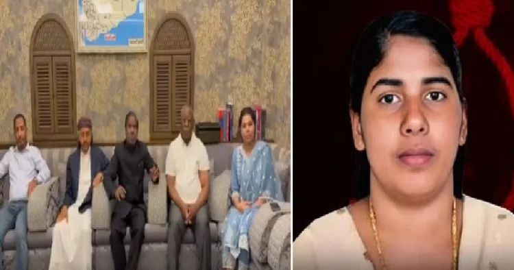 ഡോ. പോള്‍ സനയില്‍ നിന്നും സംസാരിക്കുന്നു (ഇടത്ത്) നിമിഷപ്രിയ (വലത്ത്)