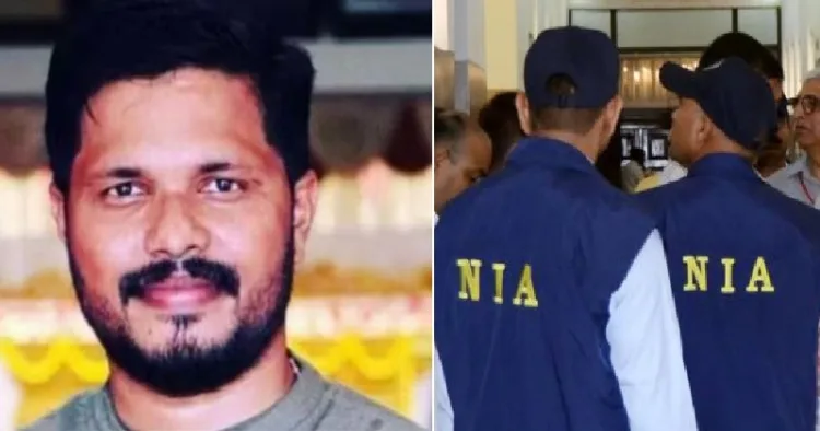 കൊല്ലപ്പെട്ട പ്രവീണ്‍ നെട്ടാരു (ഇടത്ത്) എന്‍ഐഎ ഉദ്യോഗസ്ഥര്‍ (വലത്ത്)