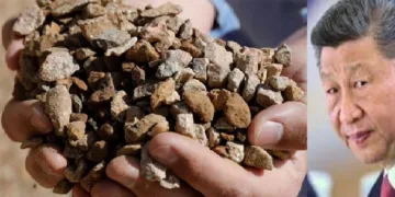 അപൂര്‍വ്വ മൂലകങ്ങള്‍ (ഇടത്ത്) ചൈനീസ് പ്രസിഡന്‍റ് ഷീ ജിന്‍പിങ്ങ് (വലത്ത്)