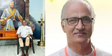 കൃത്രിമക്കാലുകളുമായി സദാനന്ദന്‍ മാസ്റ്റര്‍ (ഇടത്ത്)